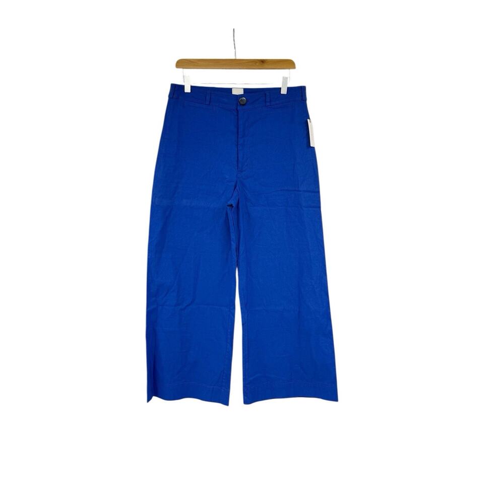 Anthropologie Maeve The Ettie High-Rise Crop Wide-Leg Pants Linen NWT 32